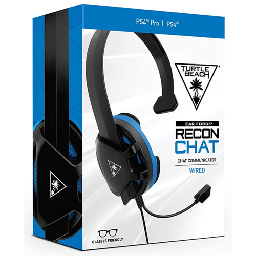 Mono Cuffia Turtle Beach Wired Recon Chat Headset Tbs-3345-02 PS4 One Cellullare Pc Black Mono Cuffia Turtle Beach Wired Recon Chat Headset Tbs-3345-02 PS4 One Cellullare Pc Black